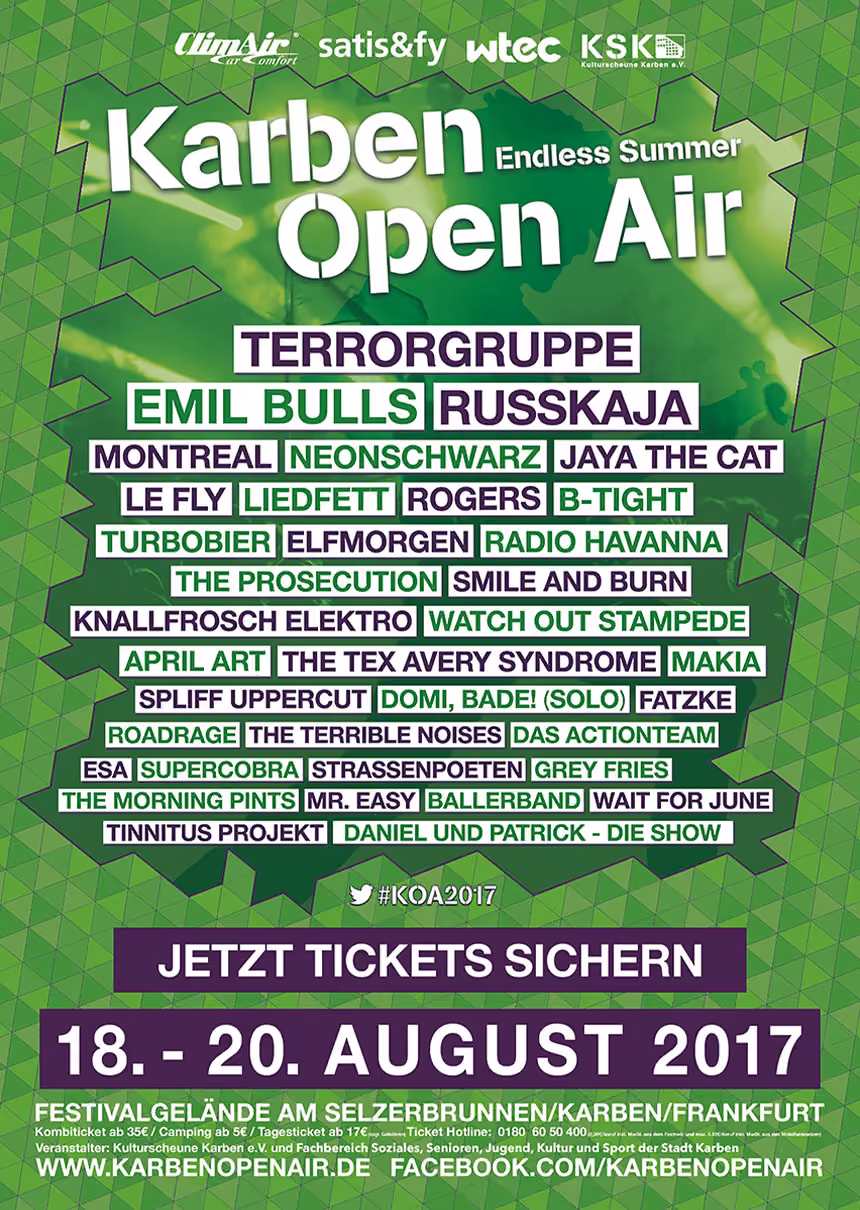 Karben Open Air 2017 Plakat