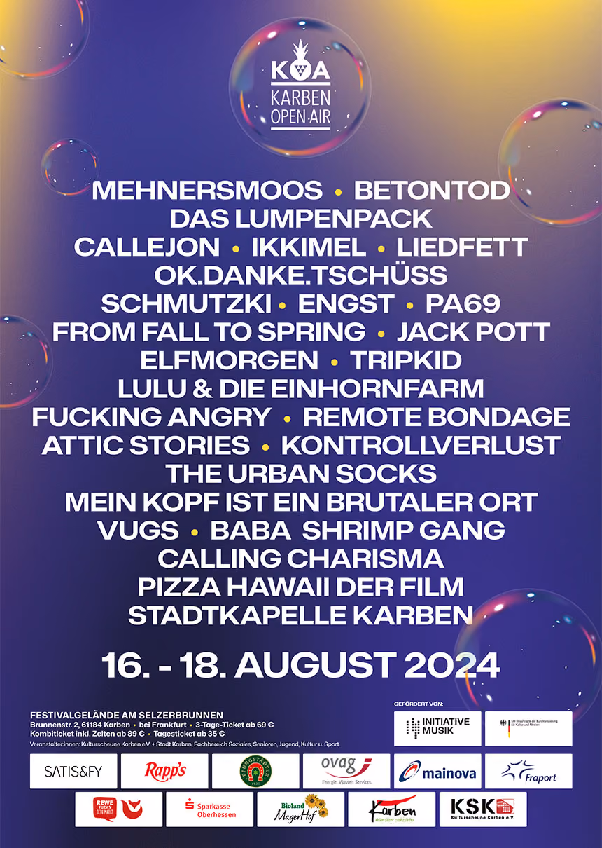 Karben Open Air 2024 Plakat