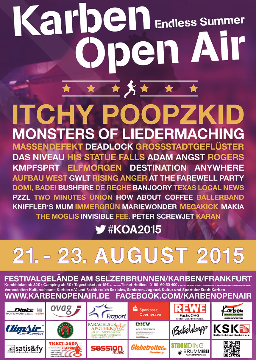 Karben Open Air 2015 Plakat
