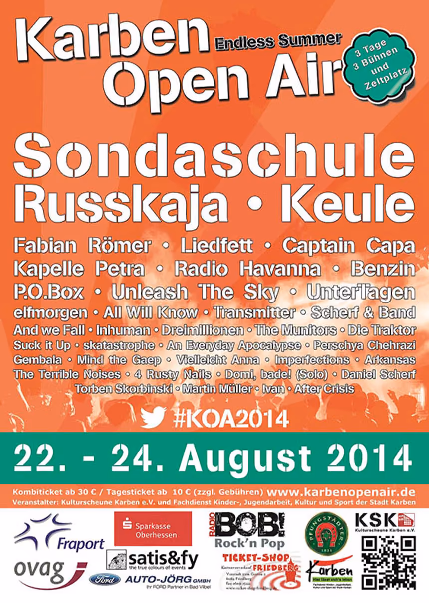 Karben Open Air 2014 Plakat