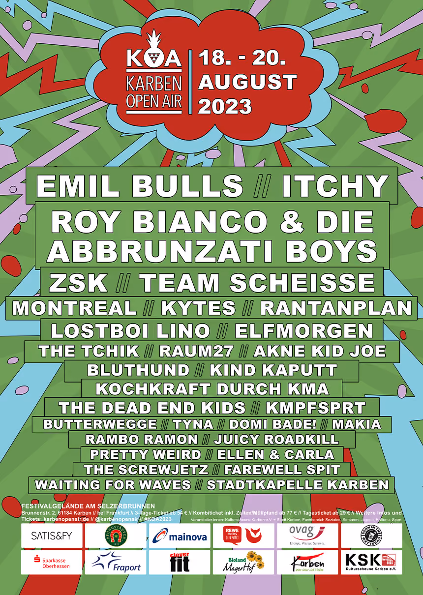 Karben Open Air 2023 Plakat